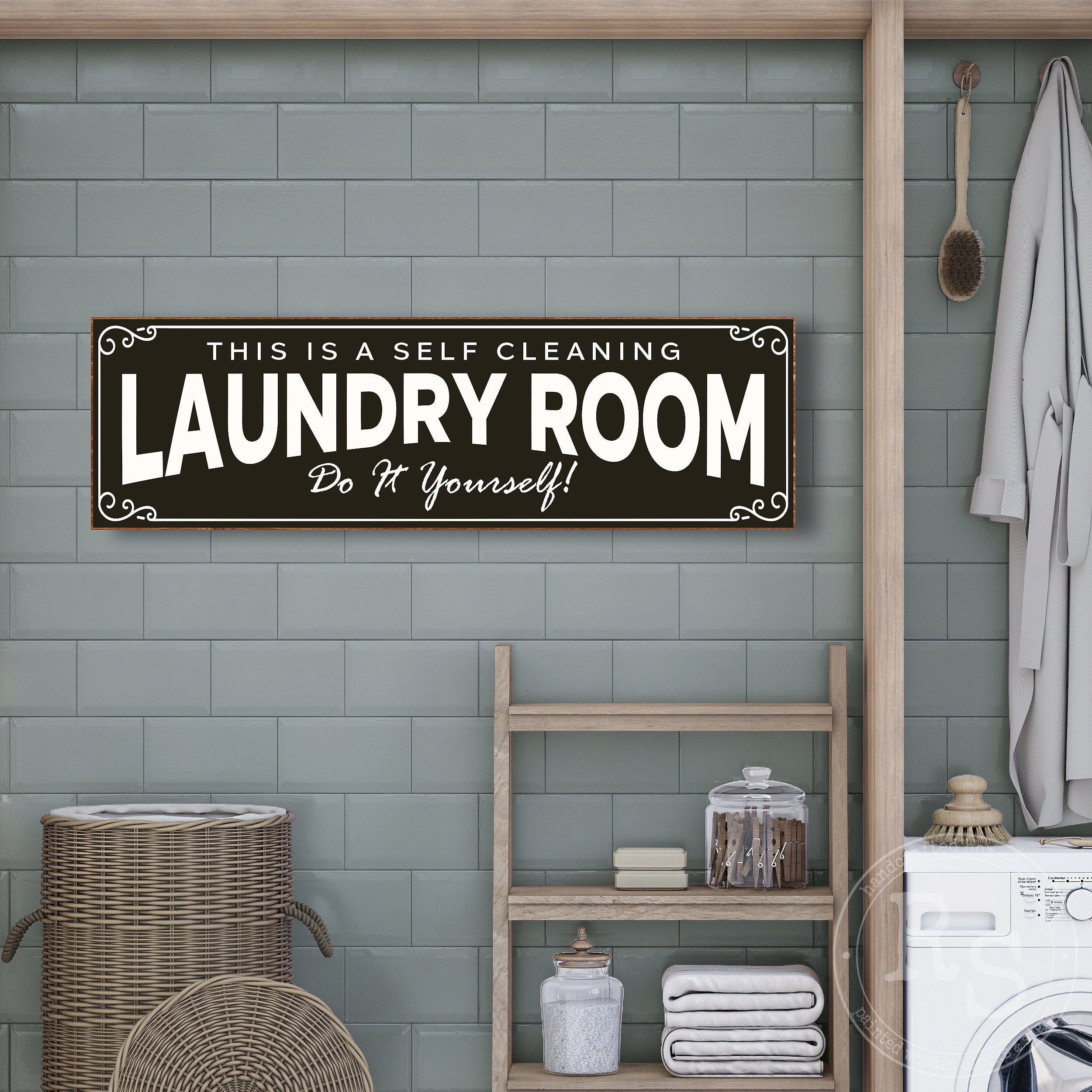 Laundry Room Do It Yourself Sign
