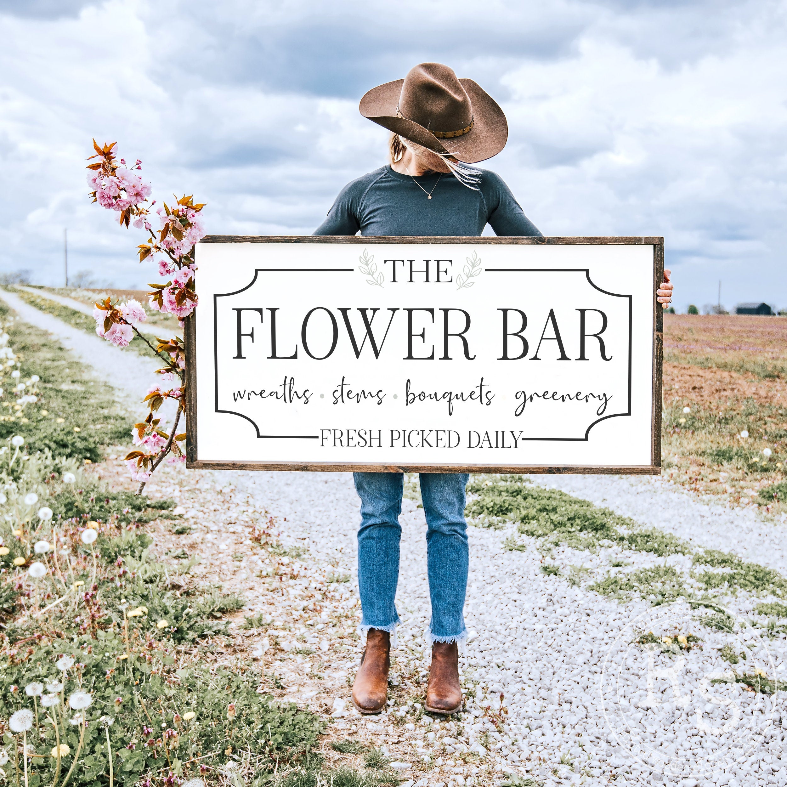 Flower Bar Sign