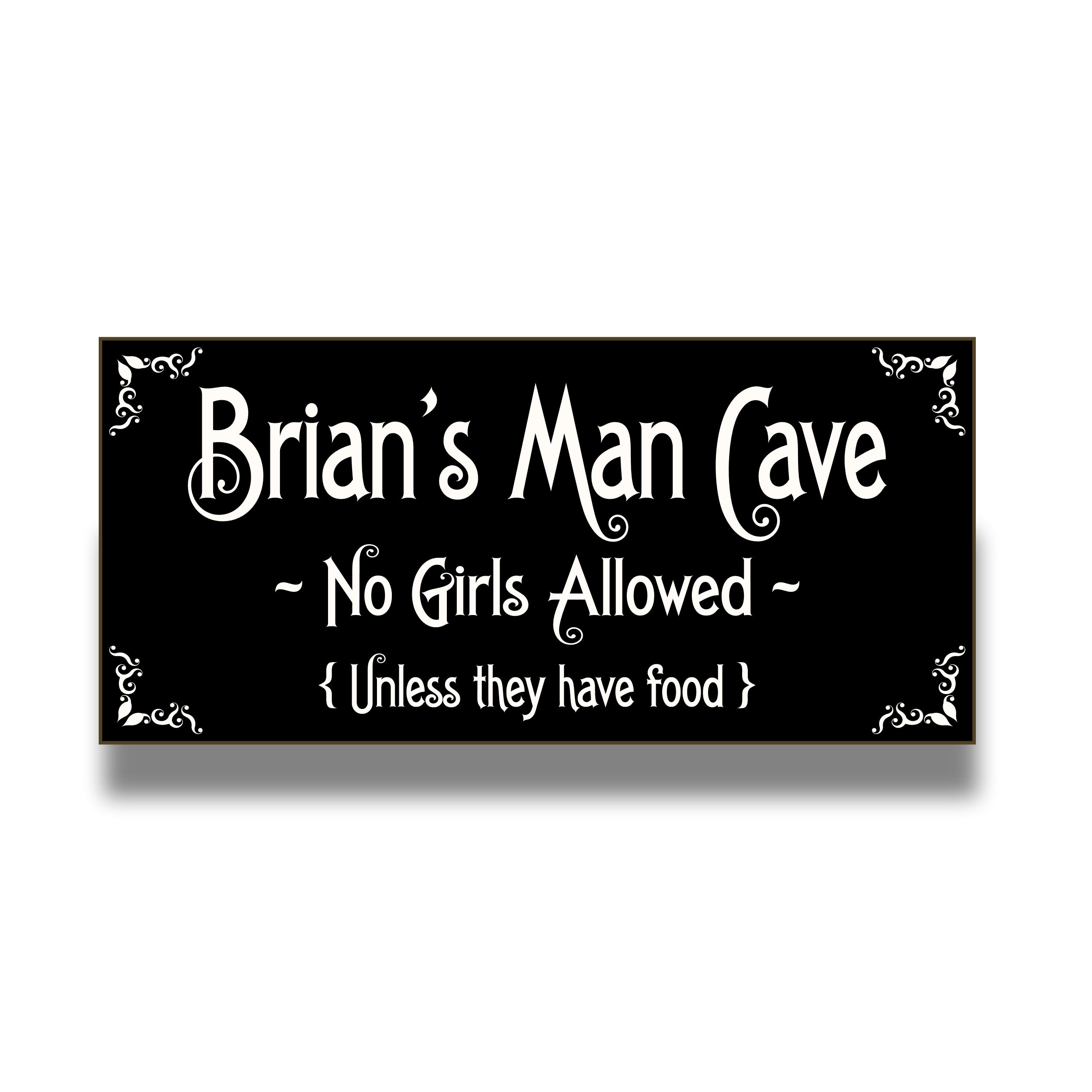 Personalized Man Cave Sign