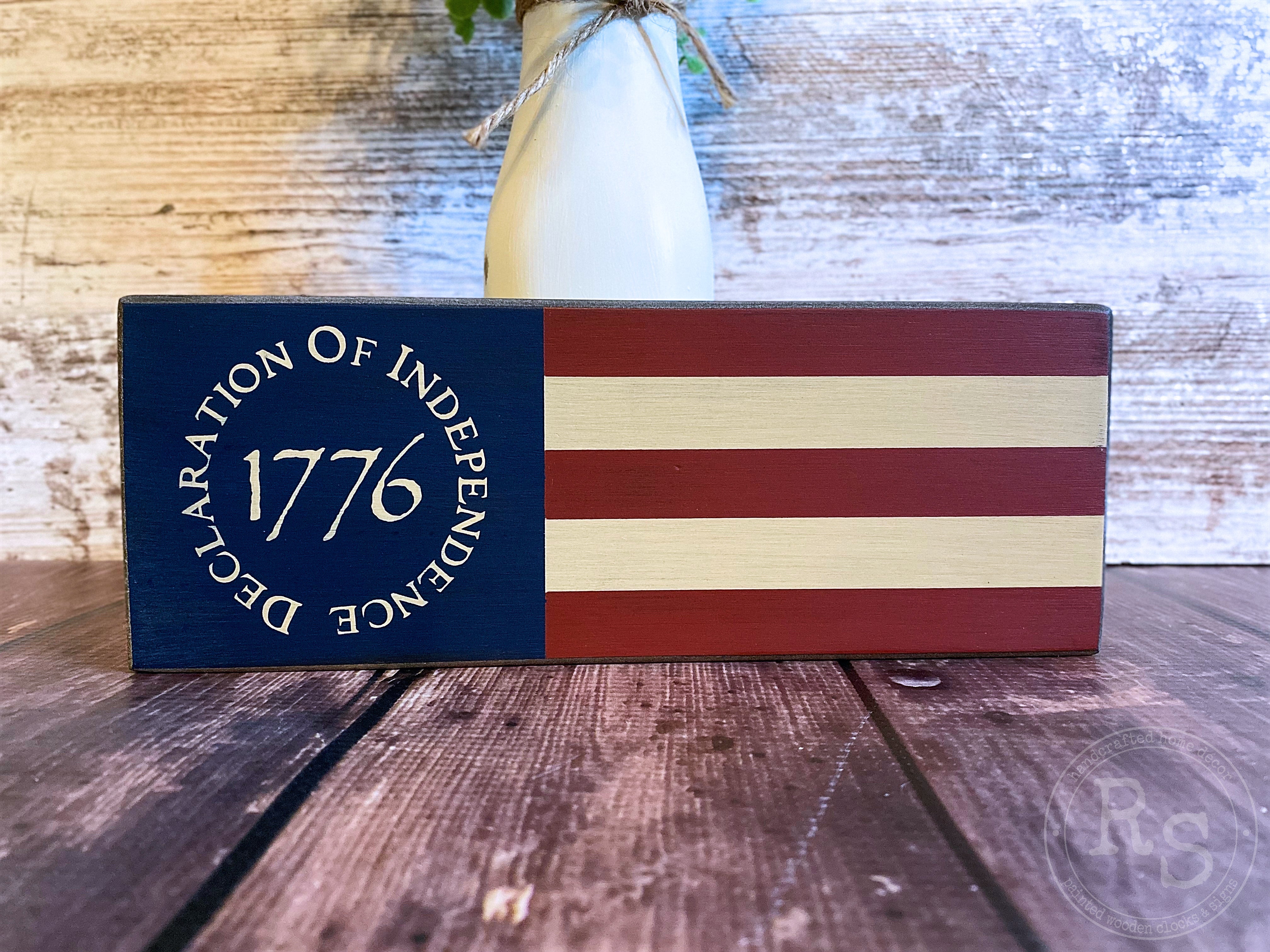 1776 Flag Shelf Sitter