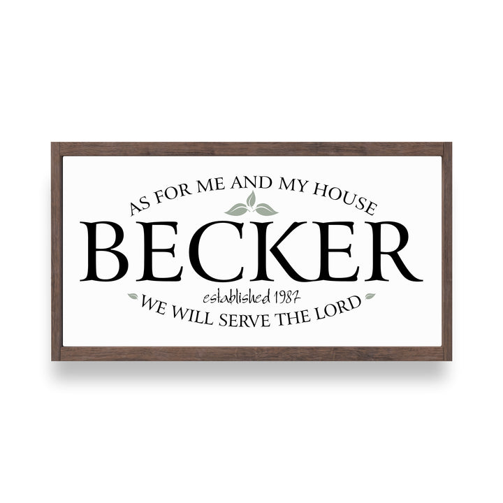 Family Name Sign RS-3302