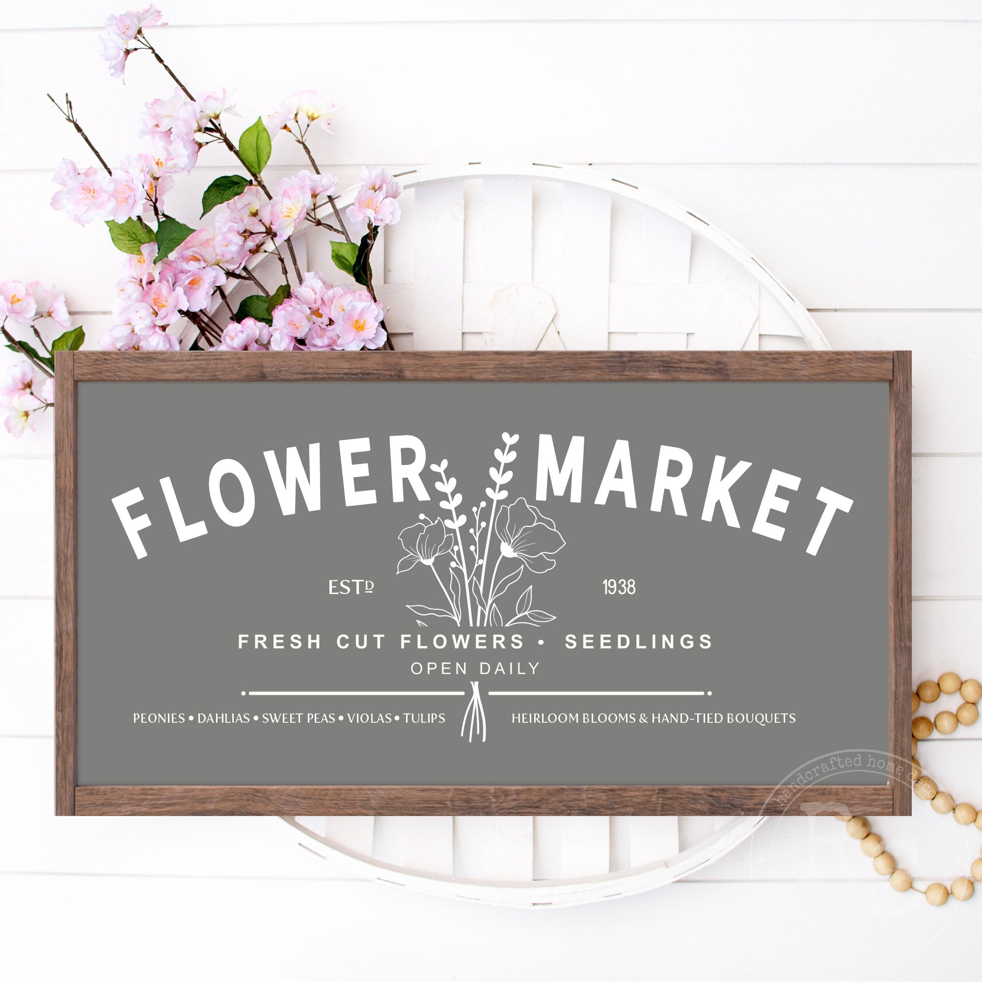 Flower Market Sign