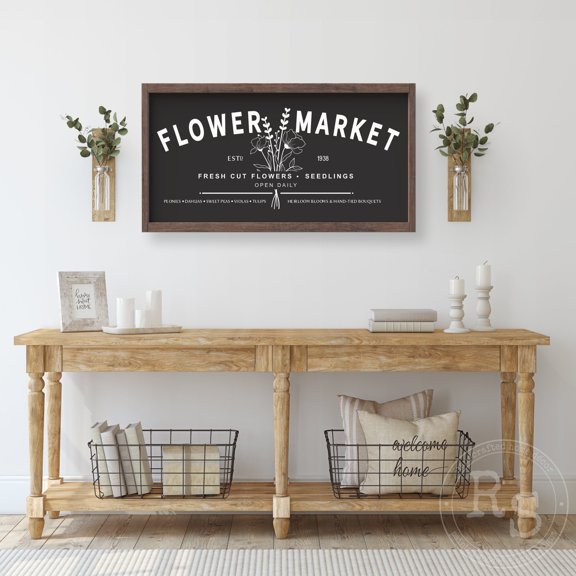 Flower Market Sign