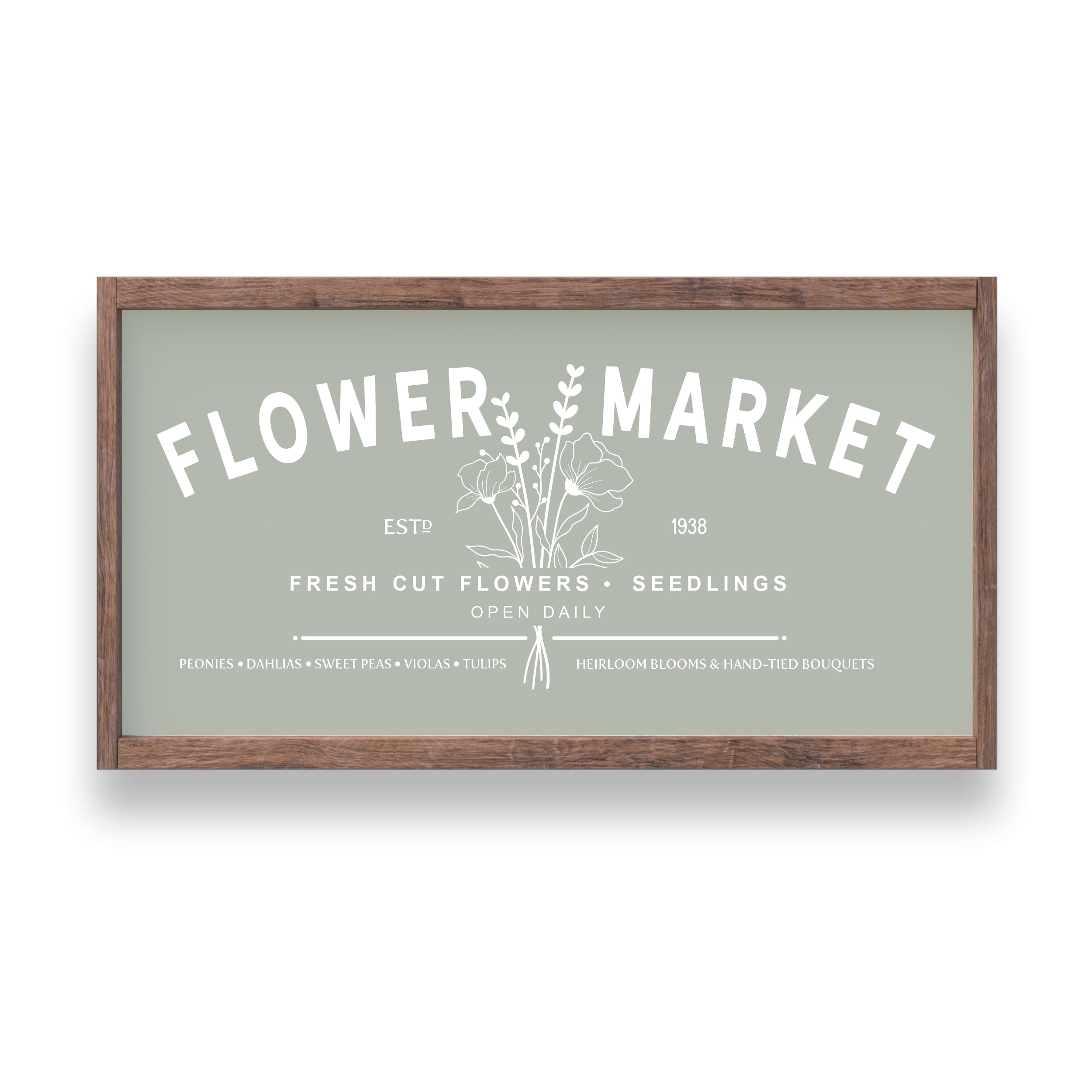 Flower Market Sign