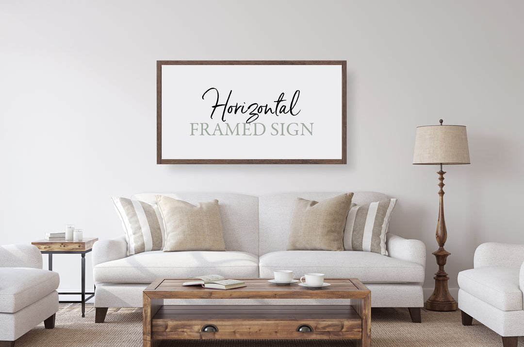 Create Your Own Framed Sign