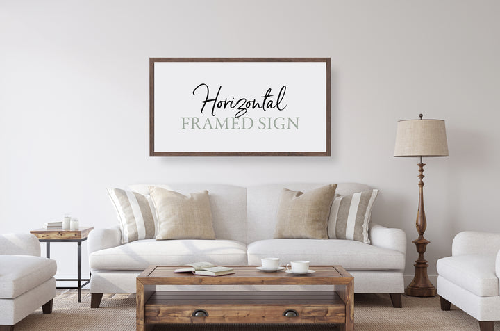 Create Your Own Framed Sign