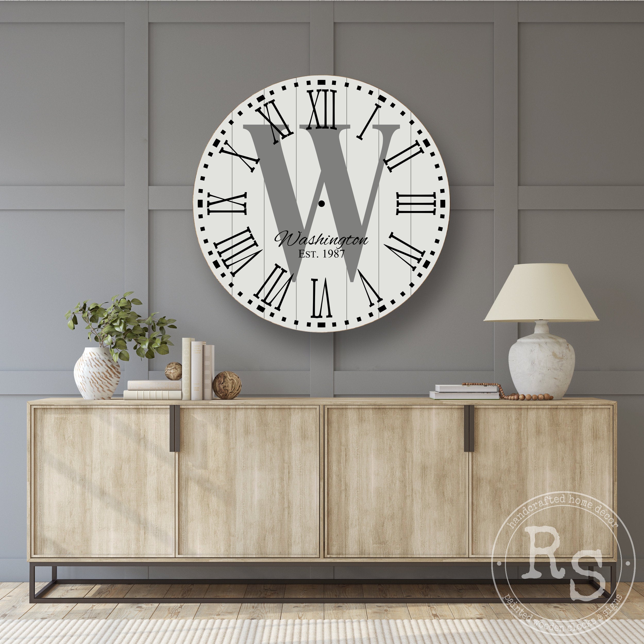 The Michelle Farmhouse Clock