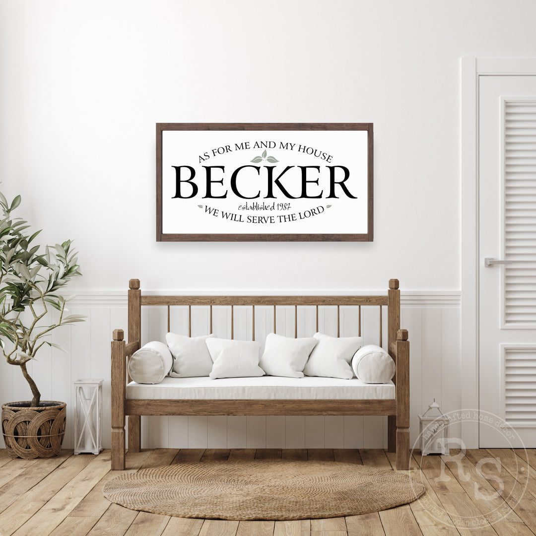 Family Name Sign RS-3302