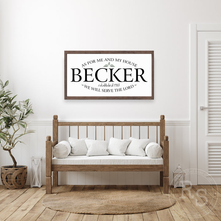 Family Name Sign RS-3302