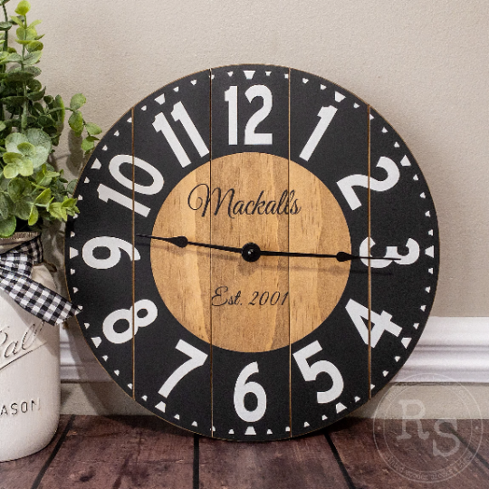 The Rielyn Farmhouse Clock