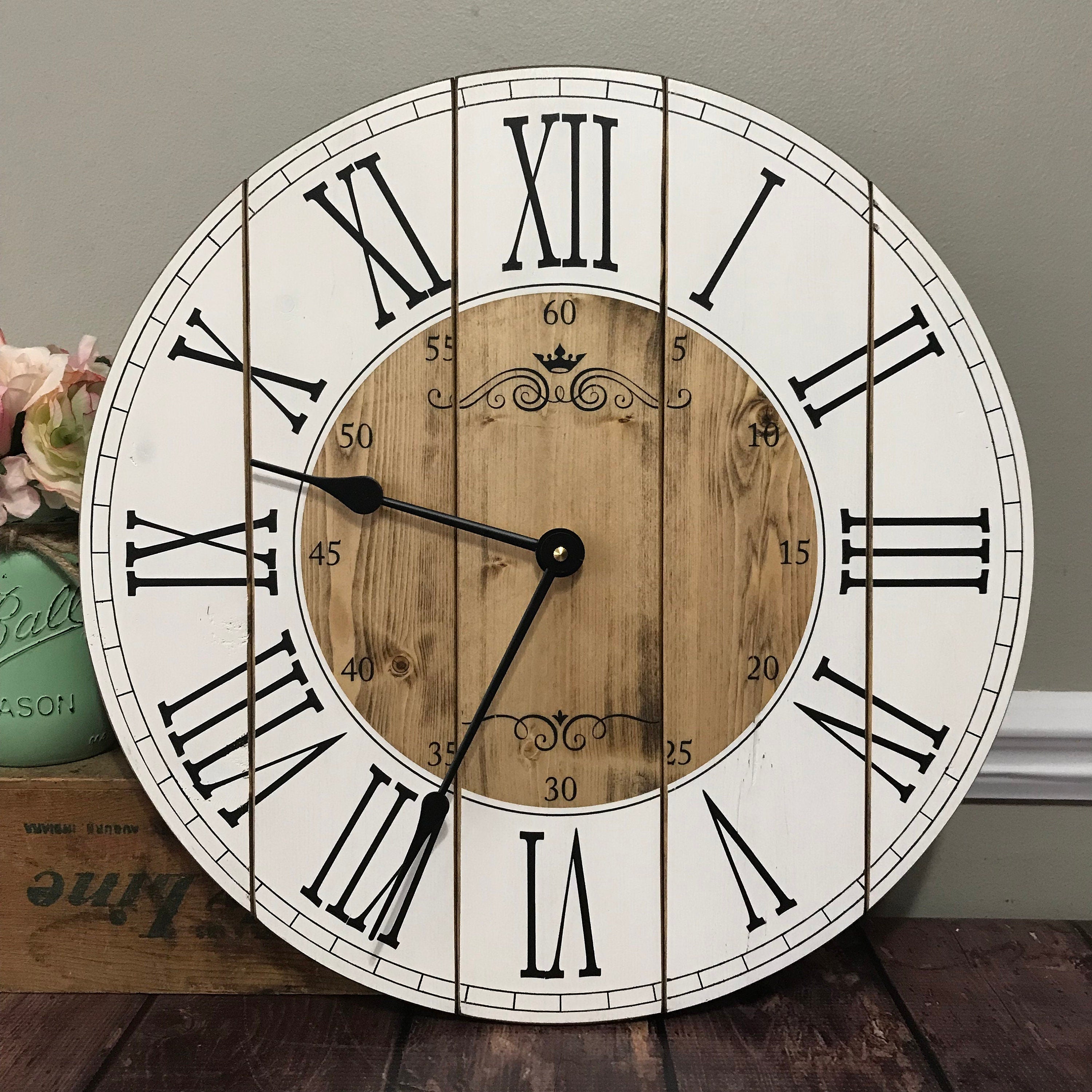 The Brianna Farmhouse Clock