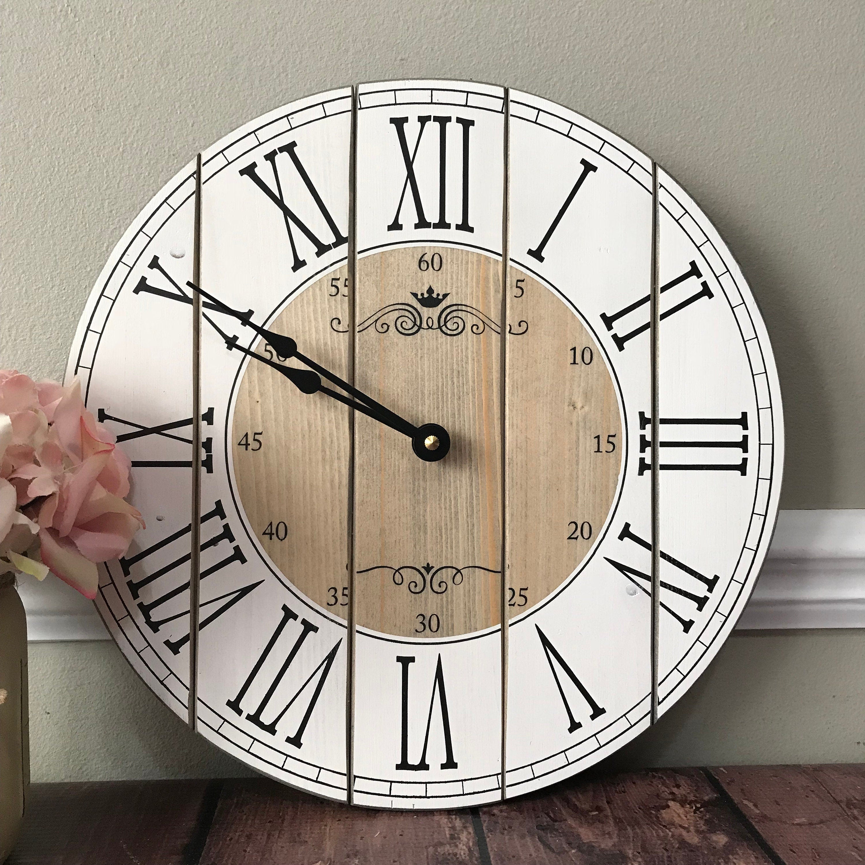 The Brianna Farmhouse Clock