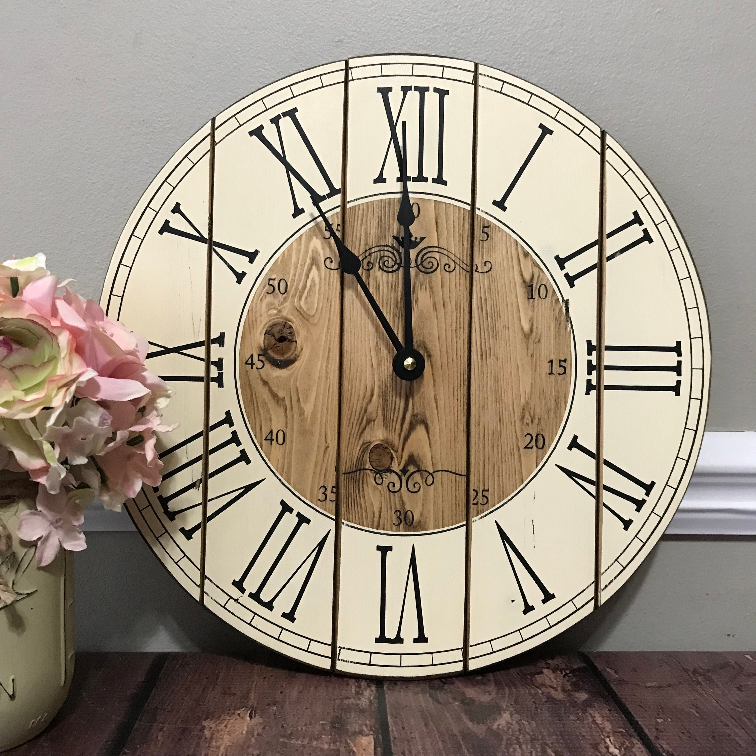 The Brianna Farmhouse Clock