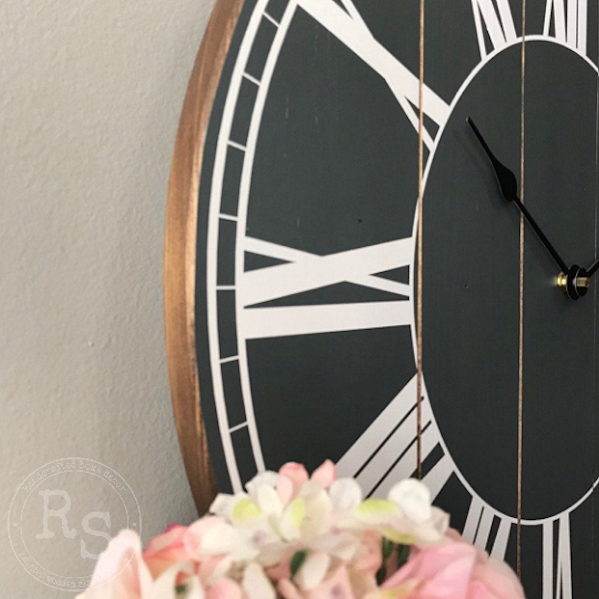 The Audrey Wooden Wall Clock
