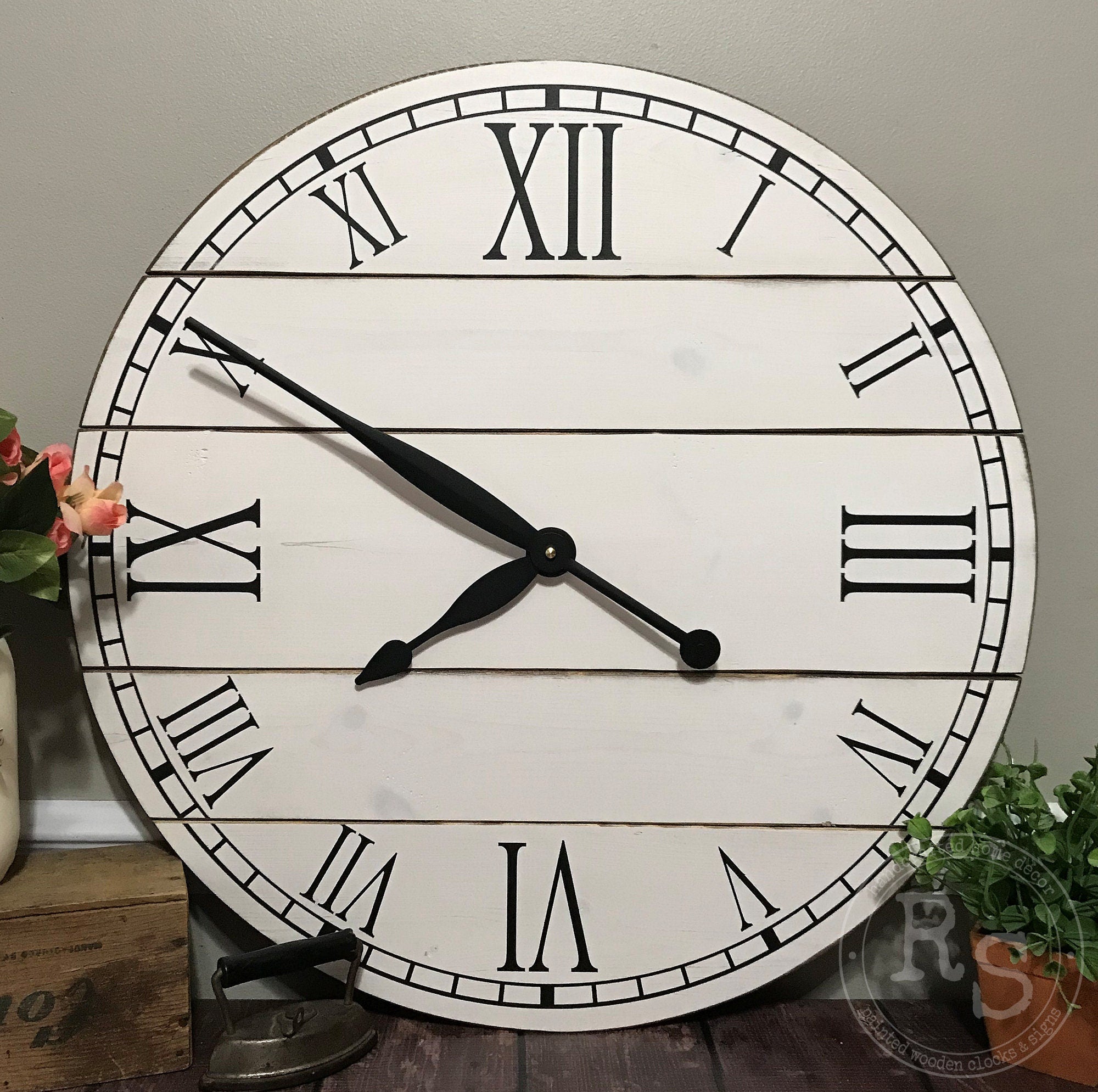 The Lillie Rustic Wall Clock