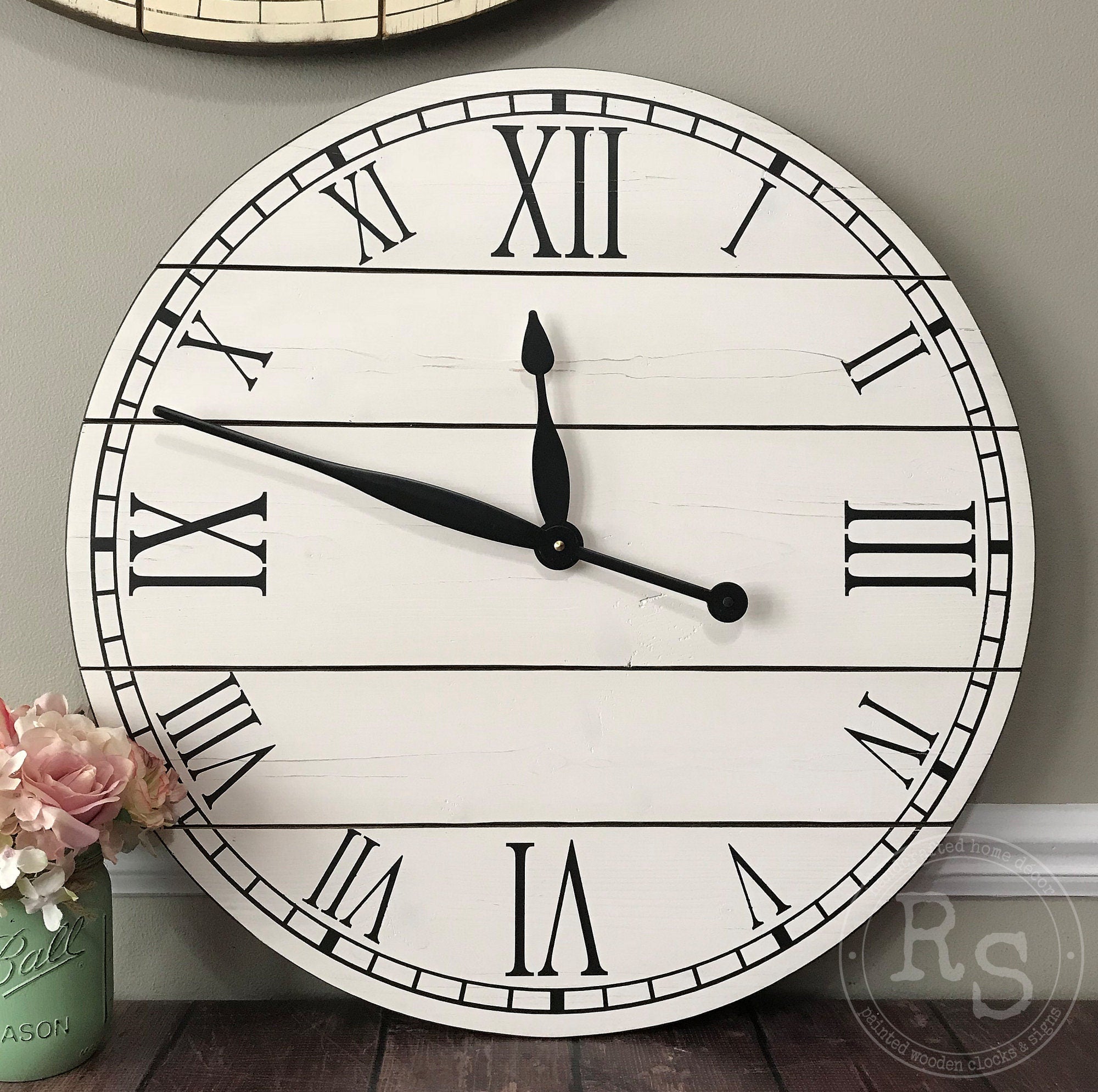 The Lillie Rustic Wall Clock