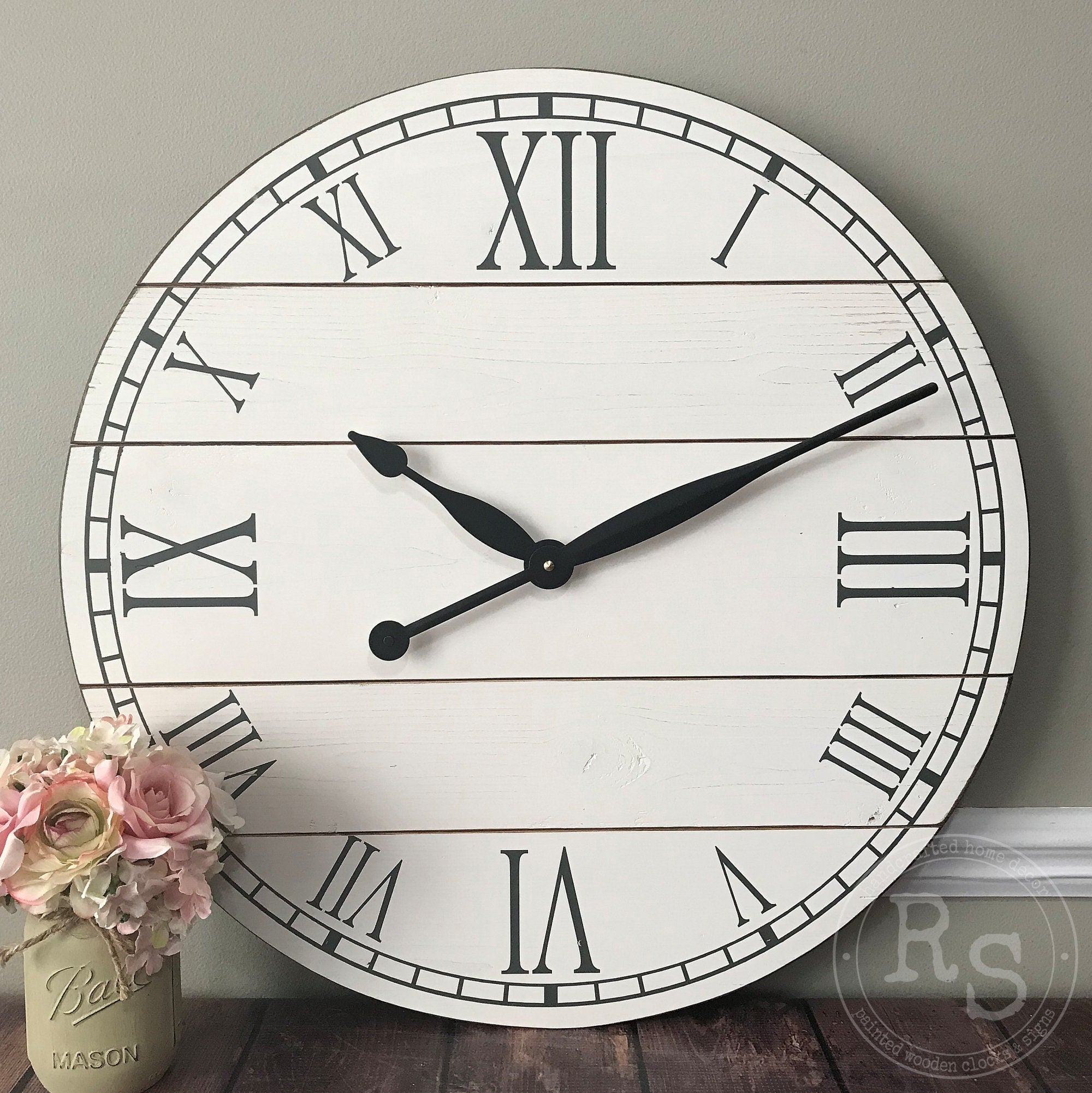 The Lillie Rustic Wall Clock