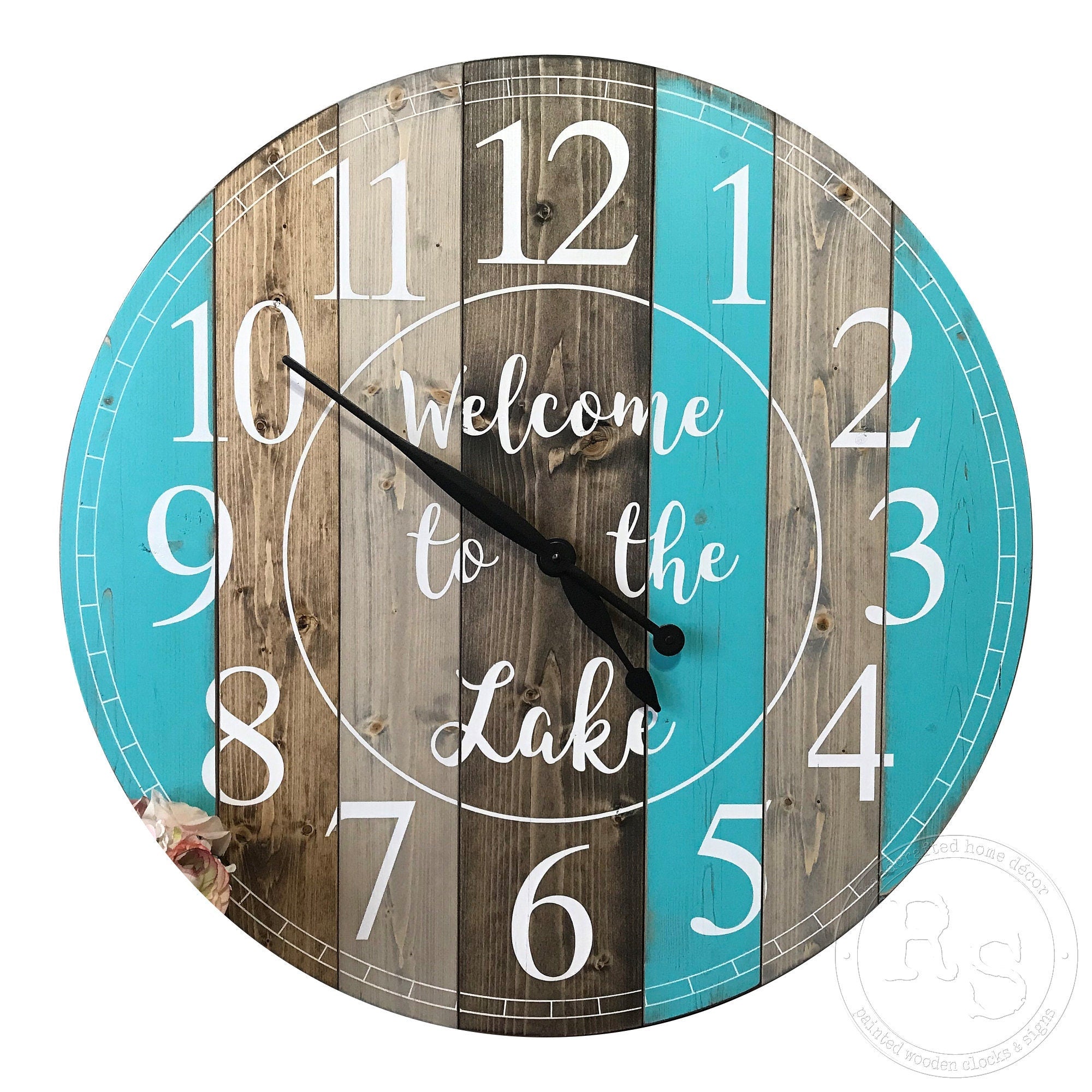 The Karen Rustic Wall Clock