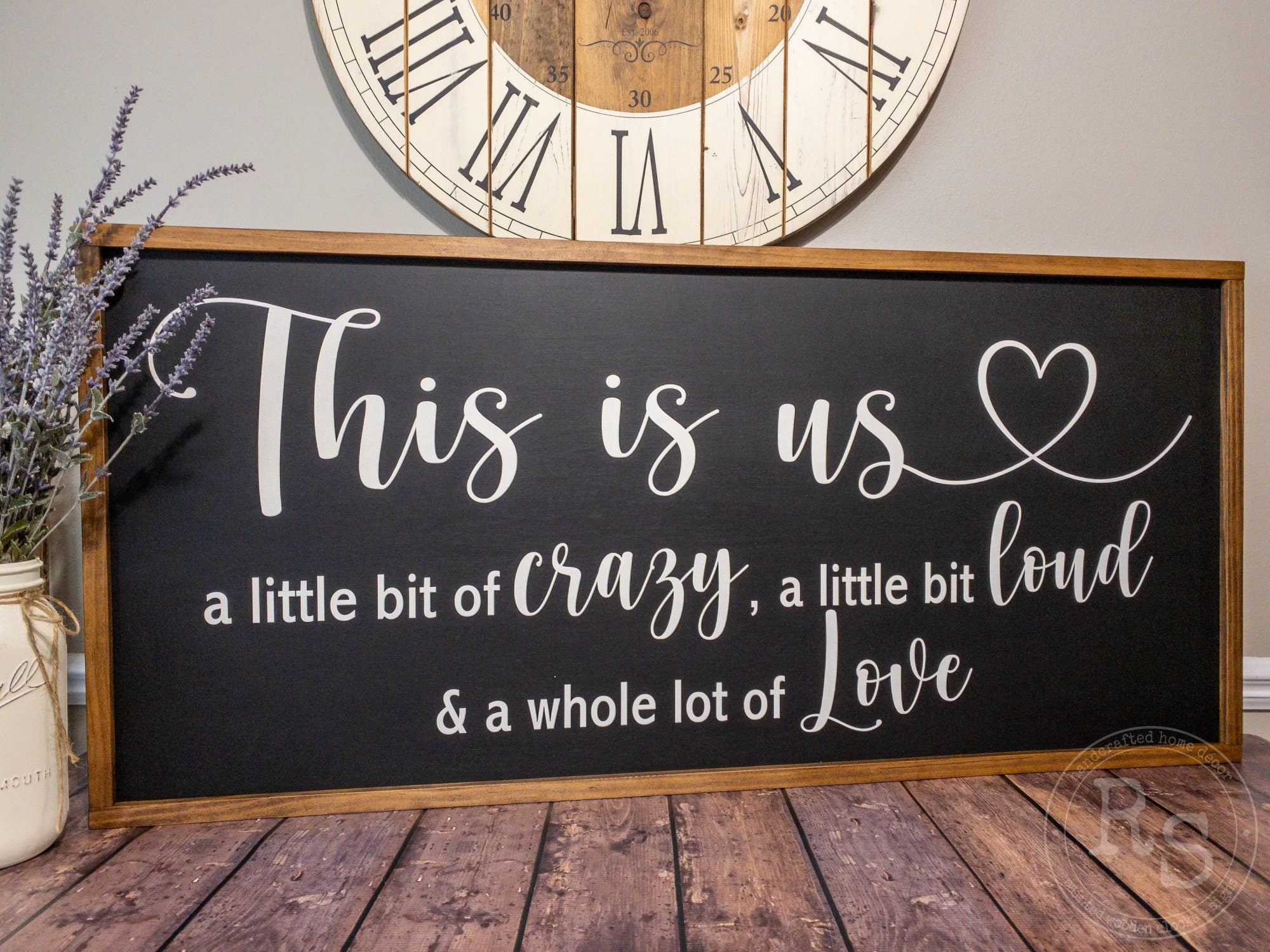 This Is Us Wooden Sign