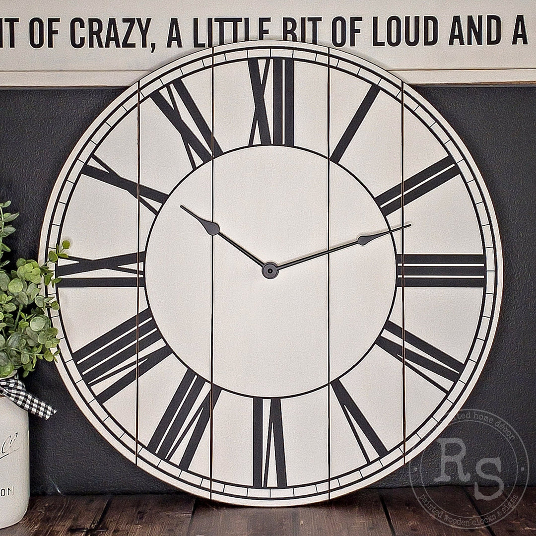 The Audrey Wooden Wall Clock