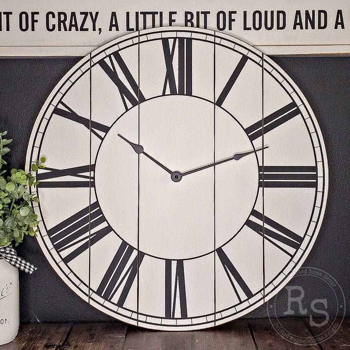 The Audrey Wooden Wall Clock