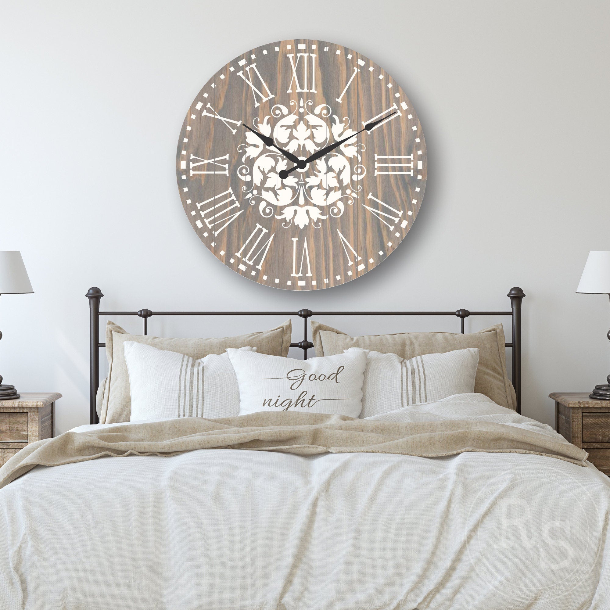 The Pamela Farmhouse Clock