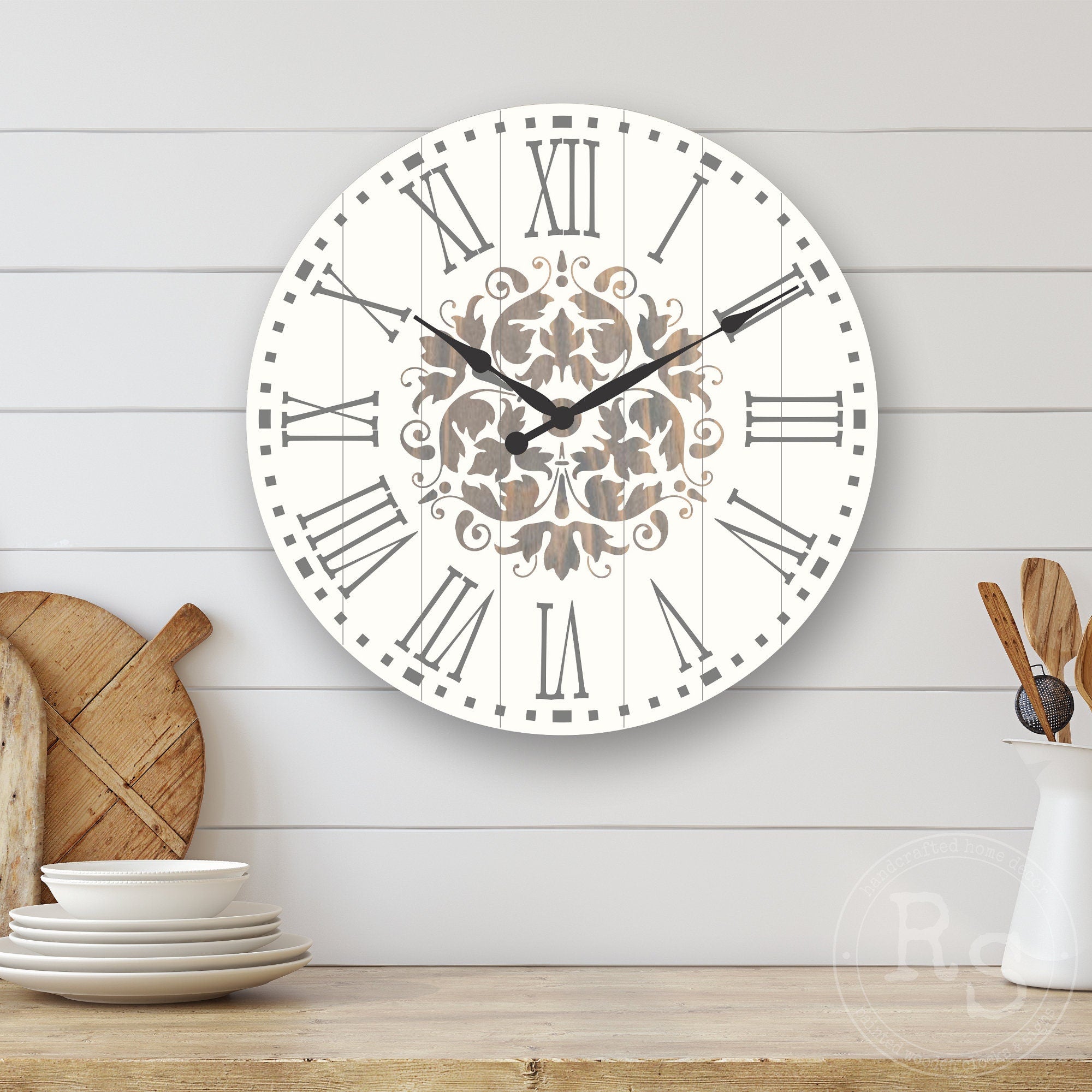 The Pamela Farmhouse Clock