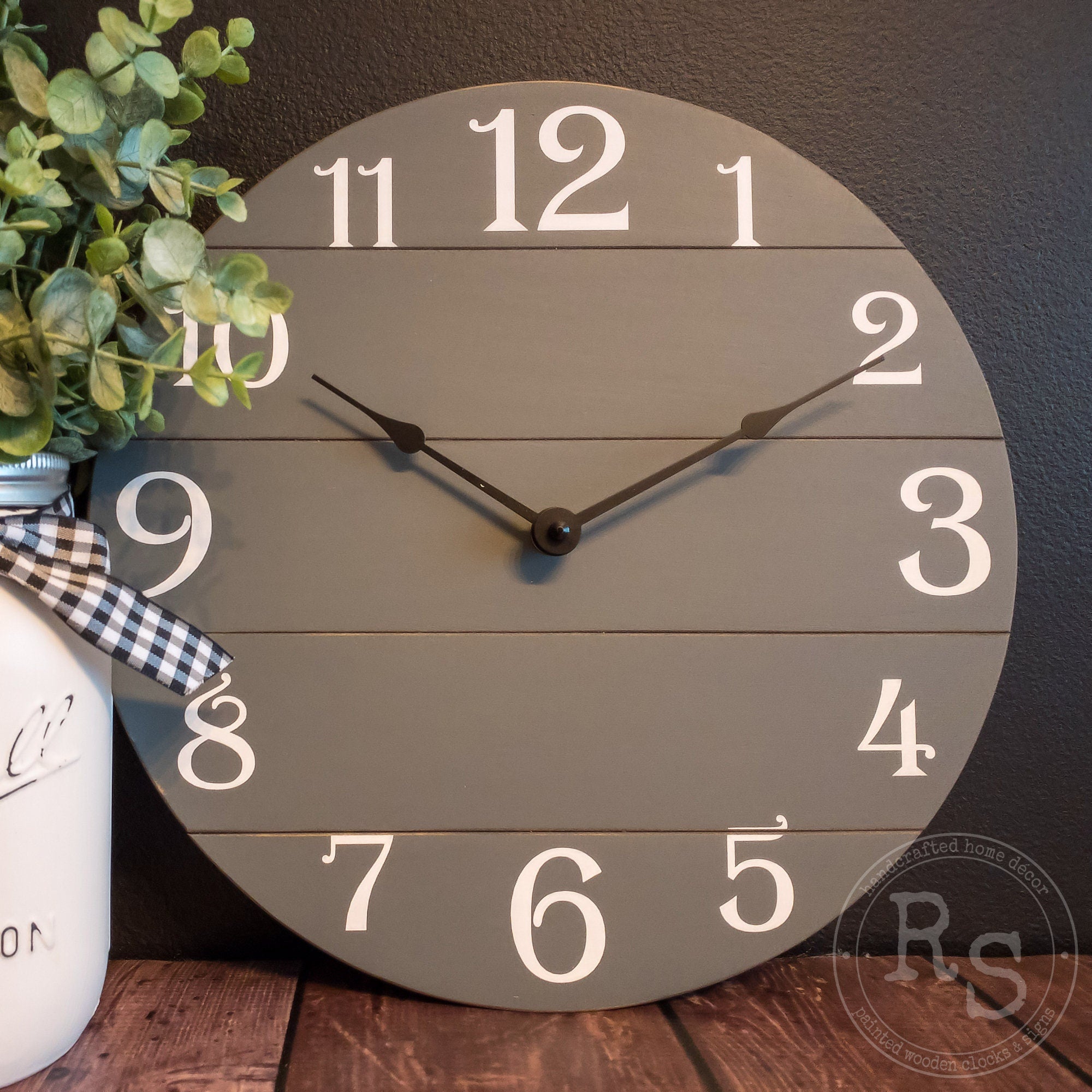 The Hannah Rustic Wall Clock