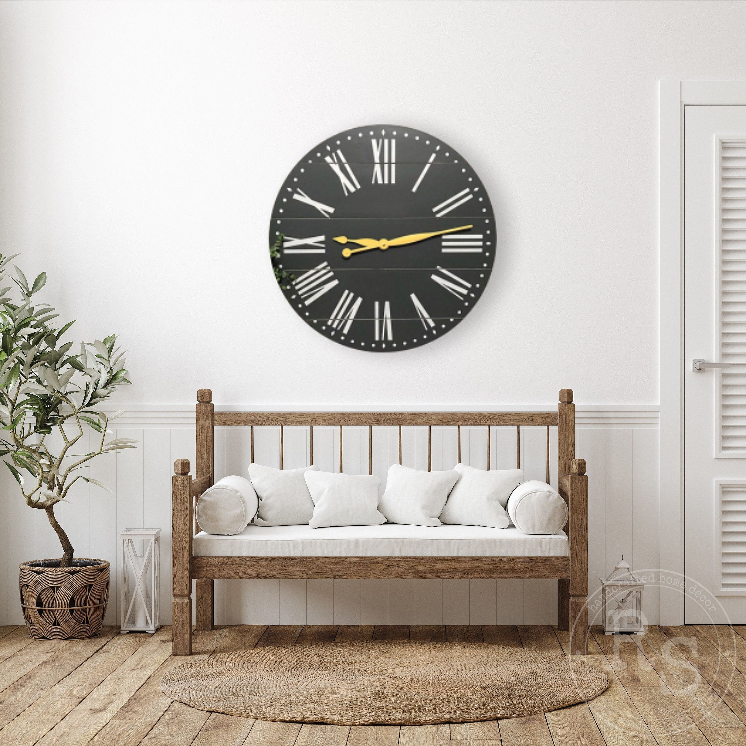 The Emma Wooden Wall Clock