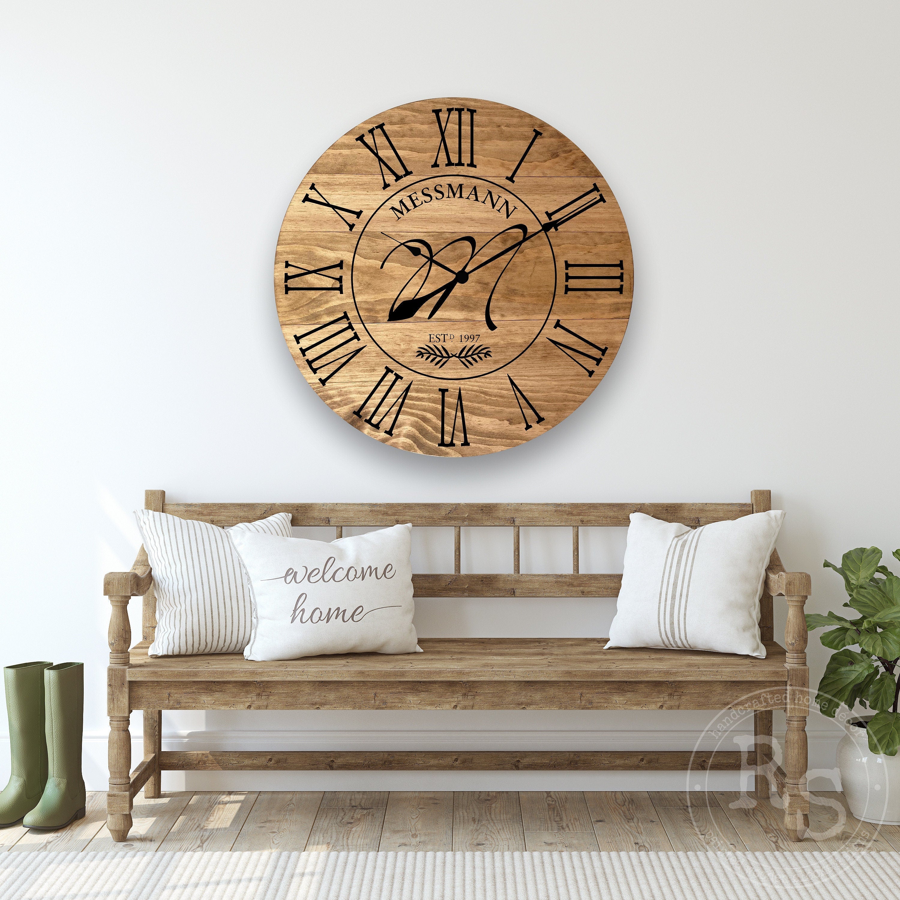 The Kyla Farmhouse Clock