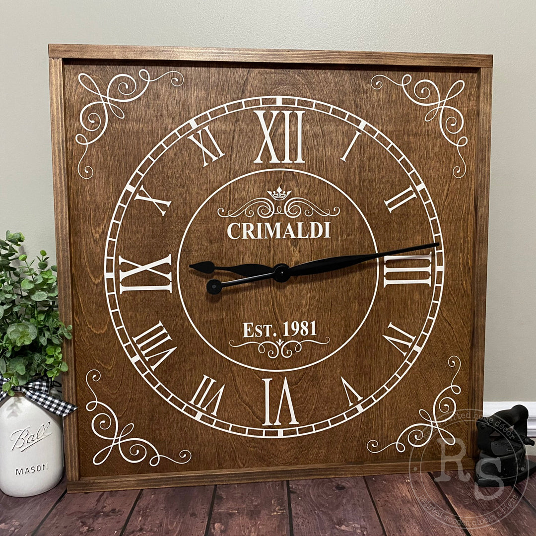 The Bella Square Wall Clock