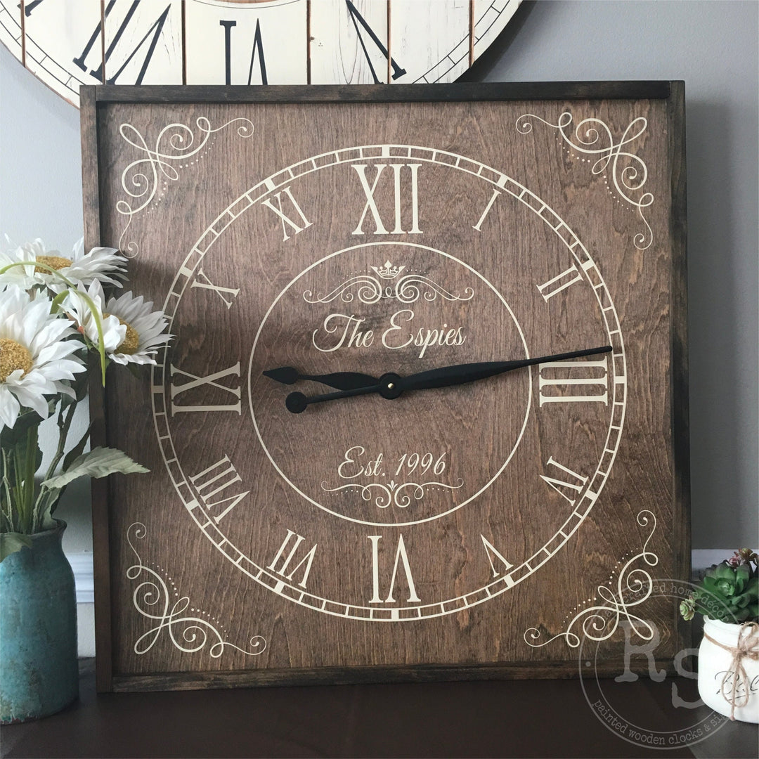 The Bella Square Wall Clock